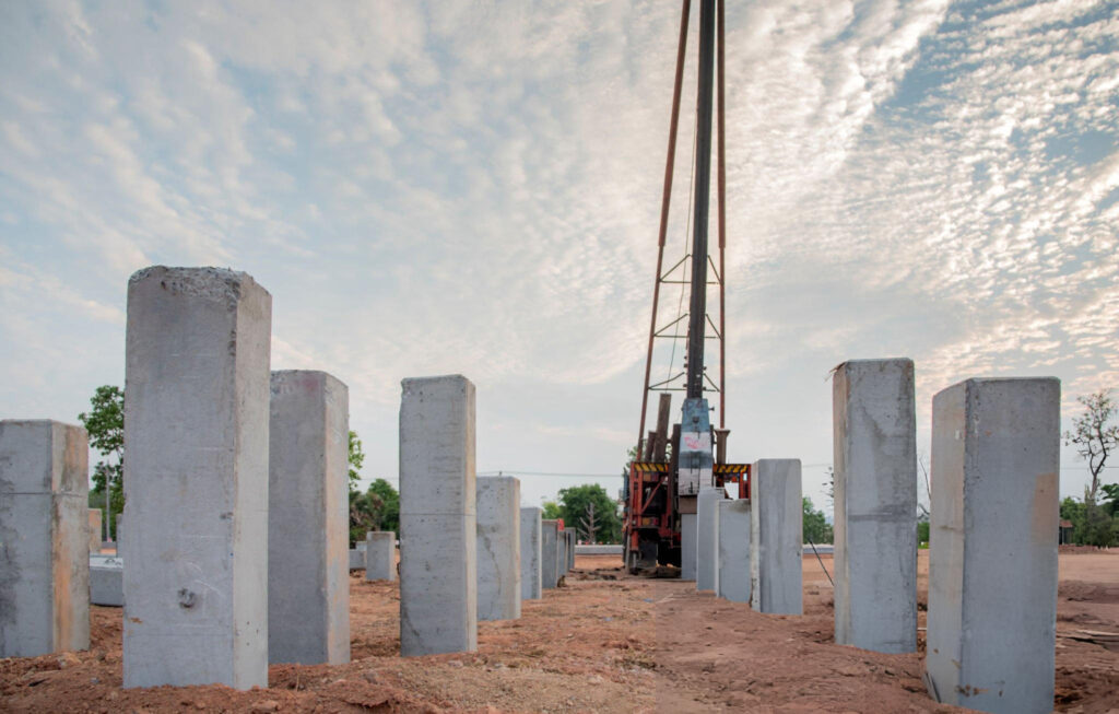 Pressed Concrete Pilings in Addison, TX